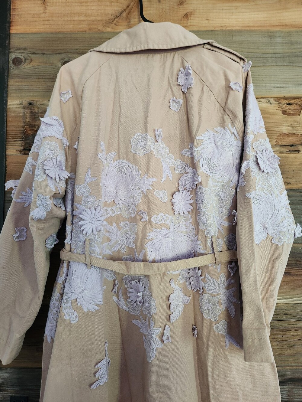 Anthropologie Cutwork Trench Coat - Picture 7 of 7